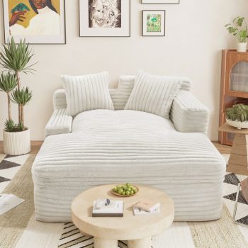 oversized loveseat recliner 6365 pebble pillows