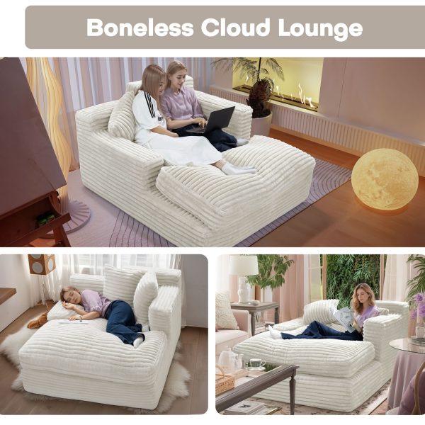 Oversized Loveseat Recliner for Gaming, Reading, and Lounging Comfort - Image 7