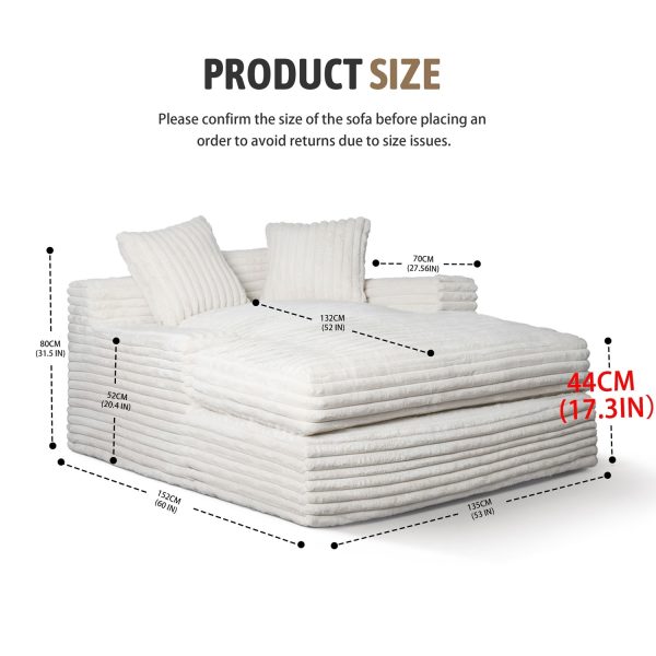 Oversized Loveseat Recliner for Gaming, Reading, and Lounging Comfort - Image 13