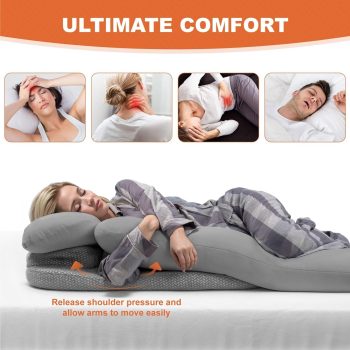 side sleeper body pillow 6443 pebble pillows