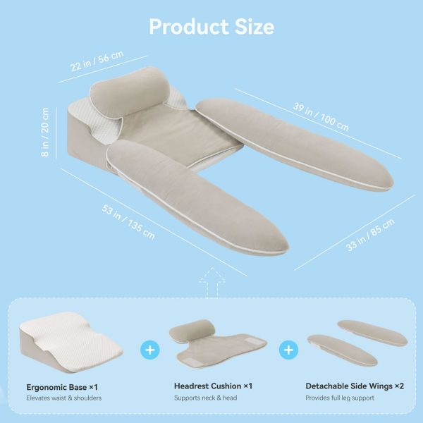 Side Sleeper Pillow: Neck & Back Pain Relief with Arm Freedom Design - Image 3