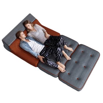 Convertible Sleeper Sofa Bed 3-in-1 Folding Futon Couch