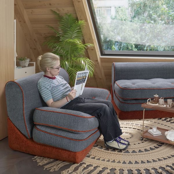 Convertible Sleeper Sofa Bed 3-in-1 Folding Futon Couch - Image 7