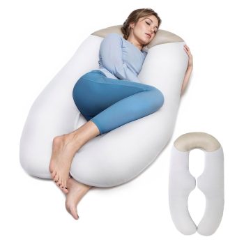 Versatile U-Shape Support Pillow for Adults, Ideal for Side Sleepers