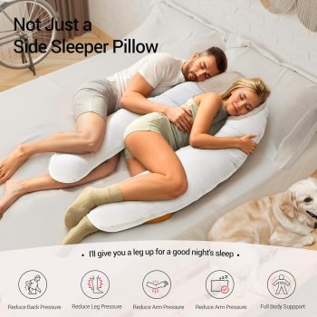 support pillow for side sleeper 6481 pebble pillows