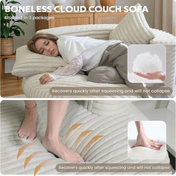 round lounge chair bean bag sofa 6539 pebble pillows