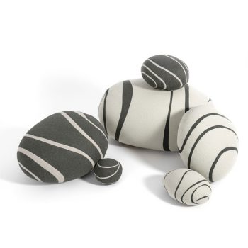 Pebble Pillows Neo-LivingStones Rock Pillows Pebble Cushions Set 20 pebble pillows livingstones pebble pillows 6806 pebble pillows