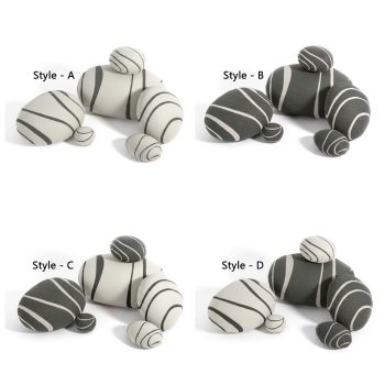 Pebble Pillows Neo-LivingStones Rock Pillows Pebble Cushions Set 22 pebble pillows livingstones pebble pillows 6808 pebble pillows